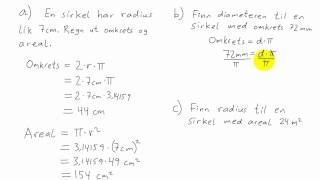 Matematikk 1P  012  Sirkel [upl. by Pallua]