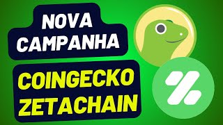 ZetaChain e Conigecko  30000 Tokens Zeta Rewards [upl. by Rakia792]