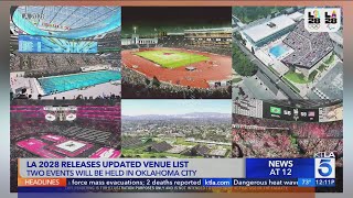 Los Angeles 2028 Summer Olympics announces venues for major events [upl. by Eboj]