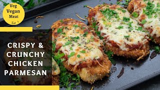 Crispy Chicken Parmesan Recipe Chicken Parmigiana [upl. by Eusassilem]