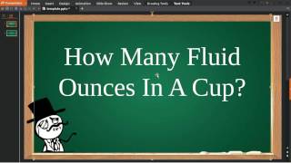 How Many Fluid Ounces In A Cup [upl. by Einitsed864]