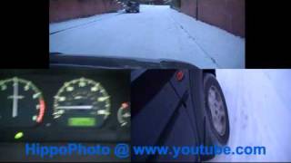 Freelander 1 v6 Hill Descent Control Demo Down Hill On Snow [upl. by Oicelem]