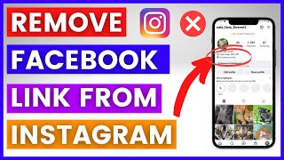 How To Remove Facebook Profile Link From Instagram Bio in 2024 [upl. by Yarvis]