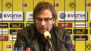 BVBTrainer Jürgen Klopp AugsburgSpiel hat uns angestachelt [upl. by Hilarius]