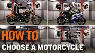 Motorcycle Types for Beginners  How to Choose at RevZillacom [upl. by Anabal]