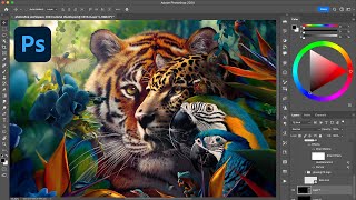 Photoshop 2024 UI Tutorial A Beginners Guide [upl. by Nerreg]