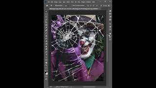 Photoshop Tips 2024  How to Compositing a Glass Shatter Effect shorts photoshop tutorial [upl. by Megen]