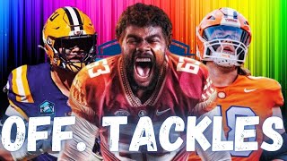 Top THIRTY OFFENSIVE TACKLES in the 2025 NFL Draft [upl. by Stefan965]