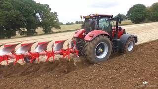 CASE IH PUMA 240cvx with Pottinger 5 furrow plough [upl. by Raymund174]