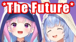 The Future Of AquPeko Mios Fortune Telling【HololiveUsada PekoraMinato AquaOokami Mio】 [upl. by Aimerej]