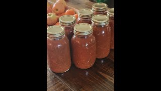 Pressure Canning the BEST Spaghetti Sauce [upl. by Jerrylee446]