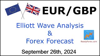 EUR GBP Elliott Wave Analysis  Forex Forecast  September 26 2024  EURGBP Analysis Today [upl. by Eellehs]