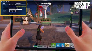 Fortnite Mobile New Update adds 120fps 🔥 [upl. by Acirdna]