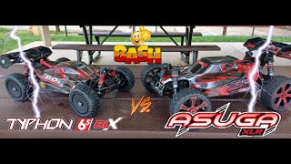 Arrma Typhon 6s vs Team Corally Asuga XLR is bigger Better [upl. by Gordie561]