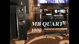 MB Quart 1000 floorstanding speakers [upl. by Lleret]