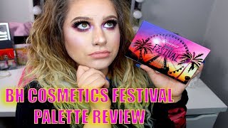 BH COSMETICS FESTIVAL PALETTE REVIEW  SWATCHES [upl. by Maclay]