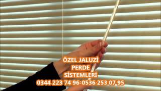 JALUZİ PERDEÖZEL JALUZİALUMİNYUM JALUZİ PERDEAHŞAP JALUZİ PERDETEL0344 223 74 96 [upl. by Felise]