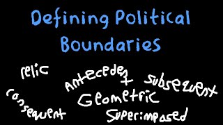 Geometric Subsequent Superimposed and Other Political Boundaries AP Human Geography [upl. by Benyamin737]