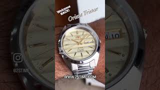 ORIENT Tristar Champagne Dial orientwatch seiko5 wristwatches [upl. by Yelich]