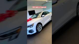 2024 Audi A3 Progressiv in Ibis White  Black Leather Interior [upl. by Ddot]