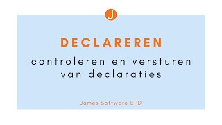 Declaraties controleren en versturen [upl. by Curnin]