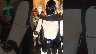 2 Chainz Meets Tesla’s Optimus Robot at Robotaxi Event in LA [upl. by Esilanna]