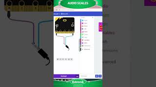 BBC microbit coding in 60 seconds  Audio Scales [upl. by Lonyer471]