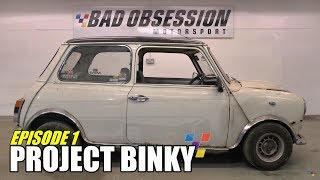 Project Binky  Episode 1  Austin Mini GTFour  Turbo Charged 4WD Mini [upl. by Tillion]