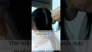 Adding Beads to Flat Twist Braids for Extra Cuteness A StepbyStep Guide [upl. by Pierrette]