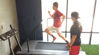 Speed treadmill slow motion [upl. by Akcebar]