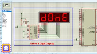 How to Use TM1637 with STM32  4Digit 7Segment Display  Proteus Simulation [upl. by Merrel]