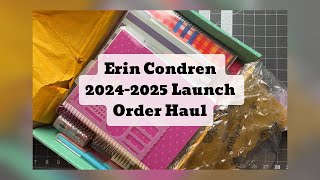 📦Erin Condren Unboxing📦 20242025 Planner Launch Order [upl. by Storz]