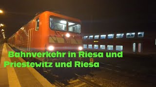 Bahnverkehr in Riesa und Priestewitz und Riesa [upl. by Dupre]