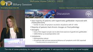 The role of cholecystectomy for hyperkinetic gallbladder A retrospective cohort study in a rura [upl. by Canute]