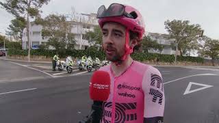 Ben Healy  Interview at the finish  Trofeo Calvia 2023 [upl. by Vernor]