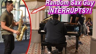 I played GIORNOS THEME on piano in public and THIS HAPPENED [upl. by Anirod]