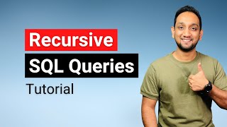 Recursive SQL Queries Tutorial  Learn to write SQL Queries using Recursion [upl. by Salazar632]