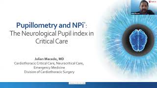 Pupillometry and NPi The Neurological Pupil index in Critical Care Medicine [upl. by Venetia]