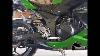 Rhedmax  Firetong Willy Made Kawasaki Z300 Full Ronco Esportivo [upl. by Aziram962]