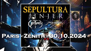 ObituaryTheBand • live  Paris ​⁠ ZenithParisLaVillette • 30102024 [upl. by Ablem]