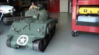 16th Scale RC WWII Sherman Tank kit from Dragon modified Part 2 [upl. by Genevra]