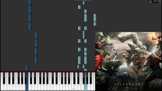 TheFatRat  Ascendancy Piano Tutorial [upl. by Hailat]