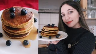 Εύκολα Pancakes Με Μπανάνα amp Blueberries 🥞  Maryland [upl. by Aelyak]