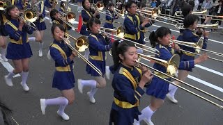 光のアートフェスタin 山科 オープニングパレード 京都橘高校吹奏楽部 Kyoto Tachibana SHS Band [upl. by Rede]