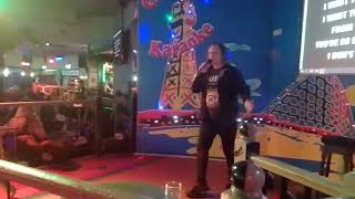 I Want To Break Free Karaoke Blackpool on my Birthday [upl. by Aneerak]