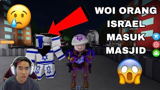 WOI ORANG ISRA3L MASUK MASJID 😡 PRAY SIMULATOR ROBLOX 😇 [upl. by Palocz]