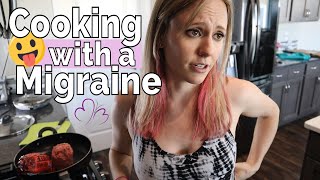 MIGRAINE VLOG  Migraine Jen attempts amp fails to make taco meat its ok to laugh P [upl. by Burris]