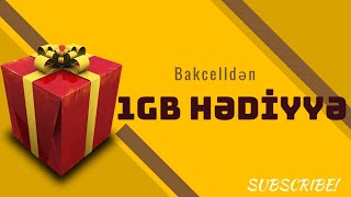 Bakcell pulsuz internet  Mənim Bakcellimi yukləyin 1 gb internet verilsin Qeydiyyat qaydasi [upl. by Ahsinod]