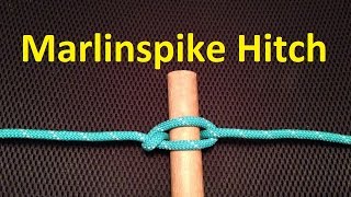 Marlinspike Hitch  Great for pulling on a line or hanging a hammock [upl. by Ball576]