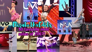 Top 50 Favorite Mini Solos from 2017 [upl. by Nylitsirk]